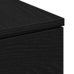 vidaXL Table basse Chêne noir 90 x 60 x 31 cm Bois d'ingénierie