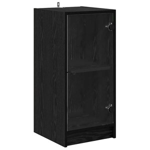 vidaXL Buffet Chêne noir 35 x 37 x 76 cm Bois d'ingénierie