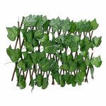 vidaXL Treillis de feuille de vigne artificiel extensible 180x20 cm