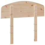 vidaXL Tête de lit 90 cm bois massif de pin