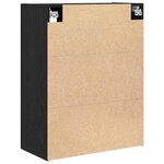 vidaXL Meuble mural Chêne noir 69 5 x 34 x 90 cm Bois d'ingénierie