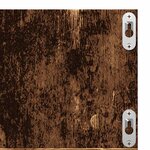 vidaXL Étagère murale à CD vieux bois 75x18x18 cm bois d'ingénierie