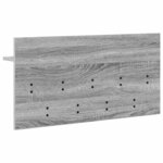vidaXL Porte-manteau mural avec étagère Sonoma gris 80 x 40 x 12 cm