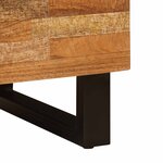 vidaXL Meuble d'appoint Marron 60 x 33 x 75 cm Bois de mangue massif