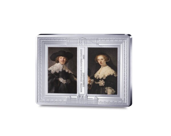 Marten Soolmans et Oopjen Coppit  Rembrandt - Monnaie de 10€ argent