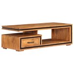 vidaXL Table basse 100x45x33 cm Bois d'acacia massif