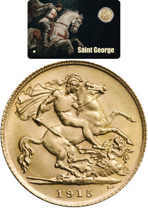 Monnaie SAINT GEORGE 1/200 Oz Or 30$ Liberia 2026 (PRÉCOMMANDE)