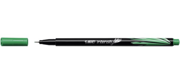 Stylo Feutre Fineliner Intensity Pointe Baguée métal Fine 0 4mm Vert BIC