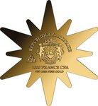 Pièce de monnaie en Or 3000 Francs g 0.031 (1/1000 oz) Millésime Gold Gift STAR 1/1000