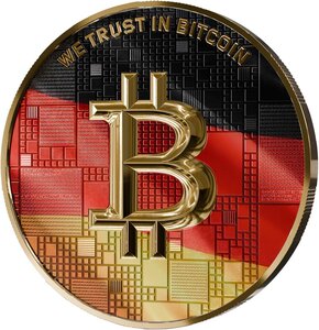 Pièce de monnaie en Argent 1000 Satoshi g 21 Millésime 2026 Satoshi GERMANY
