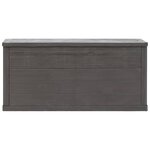 vidaXL Boîte de rangement de jardin 280 L Marron