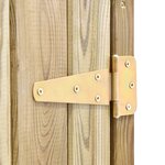 vidaXL Abri à vélo de jardin 232x110x170 cm Bois de pin imprégné