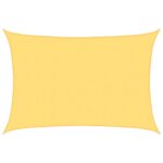 vidaXL Voile d'ombrage 160 g/m² Beige 5x7 m PEHD