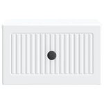 vidaXL Cabinet de chevet mural 2 pièces Blanc 33 x 34 5 x 20 cm