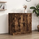 vidaXL Buffet chêne fumé 70x35 5x67 5 cm bois d'ingénierie