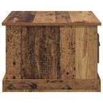 vidaXL Table basse Bois Ancien 50 x 50 x 35 cm Bois d'ingénierie