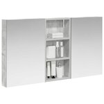 vidaXL Ensemble de Meubles de Salle de Bain 3 Pièces 110 x 10 5 x 60 5 cm