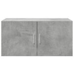 vidaXL Armoire murale gris béton 80x42 5x40 cm bois d'ingénierie