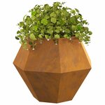 vidaXL Jardinière Rouillé 75 x 75 x 60 cm