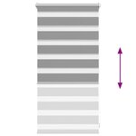 Store enrouleur tamisant 40 x 100 cm gris
