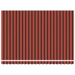 vidaXL Auvent rétractable orange et marron 4 5x3 m tissu et aluminium