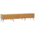vidaXL Meuble TV Chêne Sonoma 147 x 34 5 x 30 cm Bois d'ingénierie