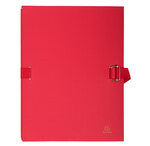 Chemises dos extensible avec rabat papier - 24x32cm - Rouge x 10 EXACOMPTA