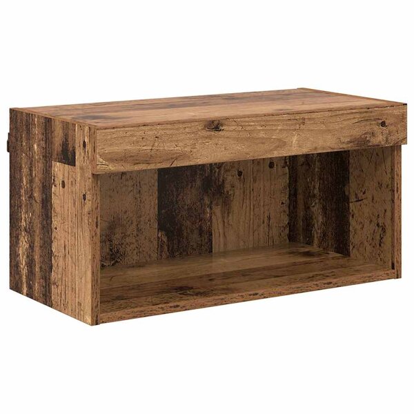 vidaXL Meuble TV Bois Ancien 60 x 30 x 30 cm Bois d'ingénierie