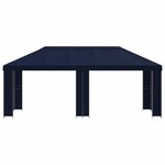 vidaXL Abri de jardin 6 x 3 m Bleu Polyester et Acier 190