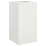 vidaXL Jardinière blanc 42x38x75 cm acier
