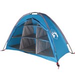 vidaXL Tente de rangement avec 9 compartiments bleu imperméable