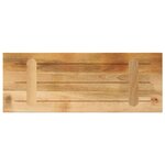 vidaXL Dessus de table rectangulaire bois massif de manguier brut