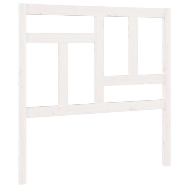 vidaXL Tête de lit Blanc 95 5x4x100 cm Bois massif de pin