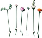 LEGO Botanicals - Bouquet de Fleurs Roses - Set de Décoration 10342 pour Adultes