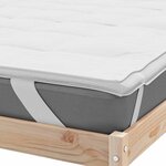 vidaXL Protège-matelas blanc 90x200 cm