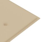 vidaXL Banc de jardin 3 places avec coussin 150 cm Bois d'eucalyptus