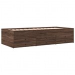 vidaXL Lit de jour et tiroirs chêne marron 75x190 cm bois d'ingénierie