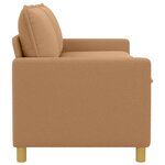 vidaXL Canapé Beige 156 x 81 x 87 5 cm Tissu