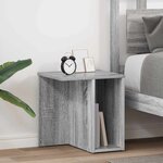 vidaXL Table d'appoint 2 Pièces Gris Sonoma 37 x 32 x 40 cm