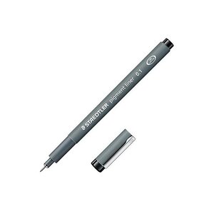 Feutre à pigment calibré 0 1 mm Noir STAEDTLER