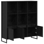 vidaXL Bibliothèque 2 Pièces Chêne noir 99 5 x 30 x 108 cm