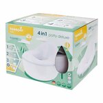keeeper Pot pour bébé 4-en-1 Deluxe Blanc et gris