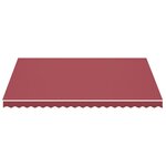 vidaXL Tissu de remplacement pour auvent Bordeaux rouge 4 5x3 5 m