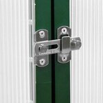 vidaXL Serre avec cadre de base vert 169x58x195 cm aluminium