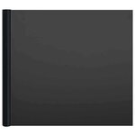 vidaXL Film de fenêtre statique Noir 90 x 1000 cm PVC