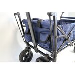 Vedes KD-6660WRBL - Chariot de transport Premium XXL bleu marine avec toit