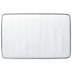 vidaXL Matelas de sommier à lattes 190x140x20 cm mi-doux tissu