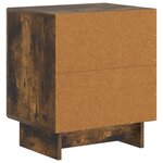 vidaXL Cabinet de chevet Chêne fumé 43 x 34 5 x 50 cm
