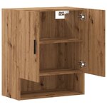 vidaXL Armoire murale chêne artisanal 60x31x70 cm bois d'ingénierie