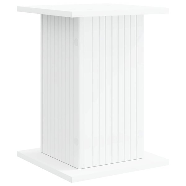 vidaXL Support de Plante Blanc 30 5 x 30 x 43 cm Bois d'ingénierie